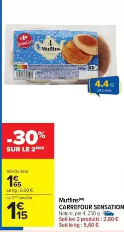 Carrefour Drive Carrefour - muffins sensation offre