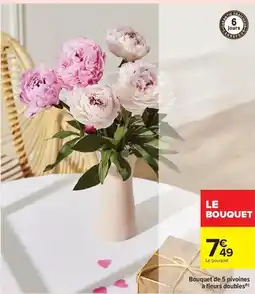 Carrefour Drive Bouquet de 5 provinces à fileur doubles offre