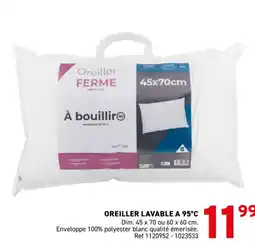 Trafic Oreiller lavable a 95°c offre