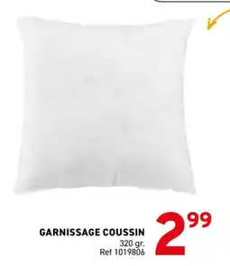 Trafic Garnissage coussin offre