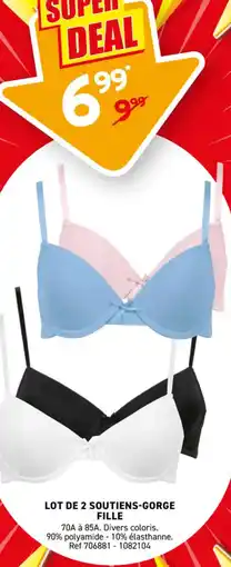 Trafic Lot de 2 soutiens-gorge fille offre