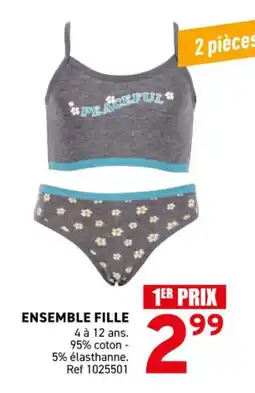 Trafic Ensemble fille offre