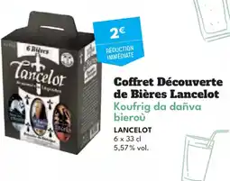 Intermarché Hyper LANCELOT Coffret Découverte de Bières Lancelot Koufrig da dañva bierou offre