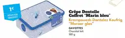 Intermarché Hyper GAVOTTES Crêpe Dentelle Coffret "Marin bleu" offre