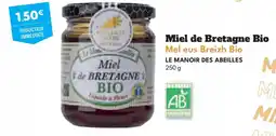 Intermarché Hyper LE MANOIR DES ABEILLES Miel de Bretagne Bio Mel eus Breizh Bio offre
