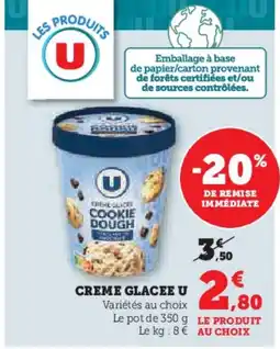 U Express U Creme glacee offre