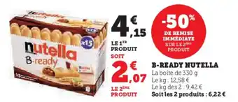 U Express NUTELLA B-ready offre