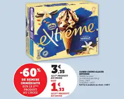 U Express EXTREME Cones creme glacee offre