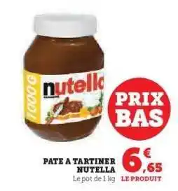 U Express Pâte À Tartiner Nutella offre