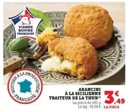 Hyper U ARANCINI À LA SICILIENNE TRAITEUR DE LA THUR offre