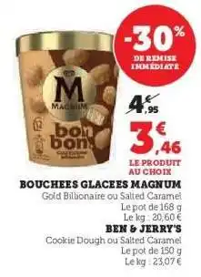 Hyper U Bouchées Glacées Magnum offre