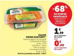 Hyper U SALADE PIERRE MARTINET offre