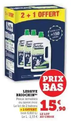 Hyper U Lessive Briochin offre