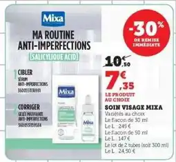 Hyper U Soin Visage Mixa offre