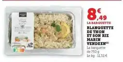 Hyper U BLANQUETTE DE THON ET SON RIZ MARIN VENDEEN offre