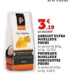 Hyper U ABRICOT ULTRA MOELLEUX PRUNI offre