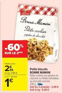 Carrefour Market PETITS BISCUITS 'BONNE MAMAN' offre