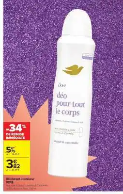 Carrefour Market Déodorant Atomiseur Dove offre