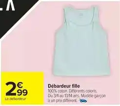 Carrefour Débardeur fille offre