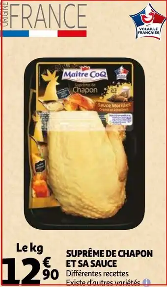 Auchan Suprême de chapon et sa sauce offre