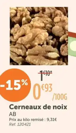 L'Eau Vive AB Cerneaux de noix offre