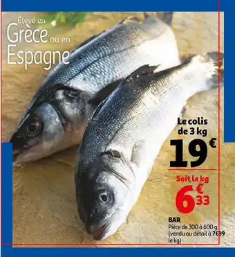 Auchan Bar offre
