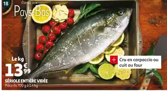 Auchan Sériole entière vidée offre