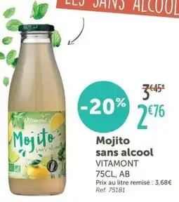 L'Eau Vive VITAMONT Mojito sans alcool offre