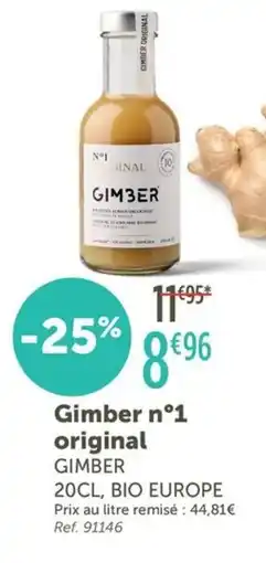 L'Eau Vive GIMBER Gimber n°1 original offre