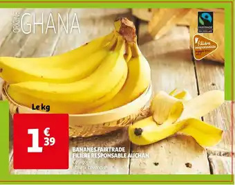 Auchan Bananes fairtrade offre