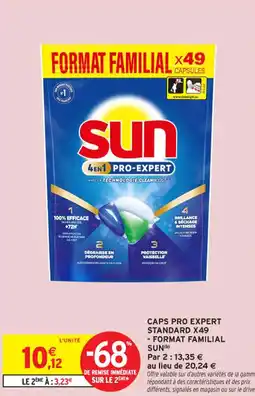 SUN Caps pro expert standard x49 - format familial