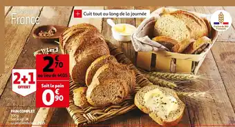 Auchan Pain complet offre