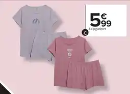 Carrefour Le pyjashort offre