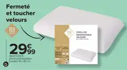 Carrefour Oreiller Ergonomique Velours offre