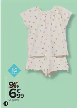 Carrefour Le pyjama offre