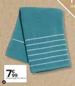 Carrefour Drap de plage offre