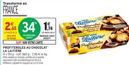 Intermarché Contact LA LAITIÈRE Profiteroles au chocolat offre