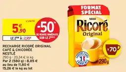 Intermarché Contact NESTLÉ Recharge ricoré original café & chicorée offre