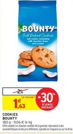 Intermarché Contact BOUNTY Cookies offre