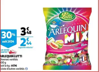 Auchan Arlequin lutti offre