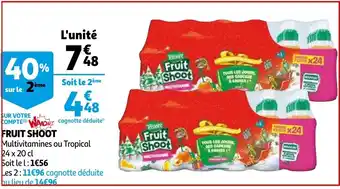 Auchan Fruit Shoot offre