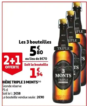 Bière Triple 3 Monts