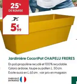 Truffaut Jardinière CocoriPot CHAPELU FRERES offre