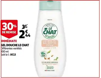 Auchan Gel Douche Le Chat offre
