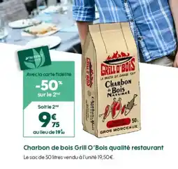 Truffaut Charbon de bois Grill O'Bois qualité restaurant offre