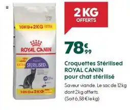Truffaut ROYAL CANIN Croquettes Stérilised pour chat stérilisé offre