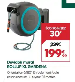 Truffaut GARDENA Devidoir mural Rollup XL offre