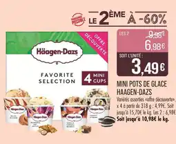 Match Häagen-Dazs Mini pots de glace offre