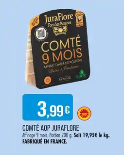 Match JuraFlore Comté AOP offre