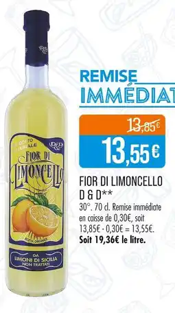 Match D & D Fior di Limoncello offre